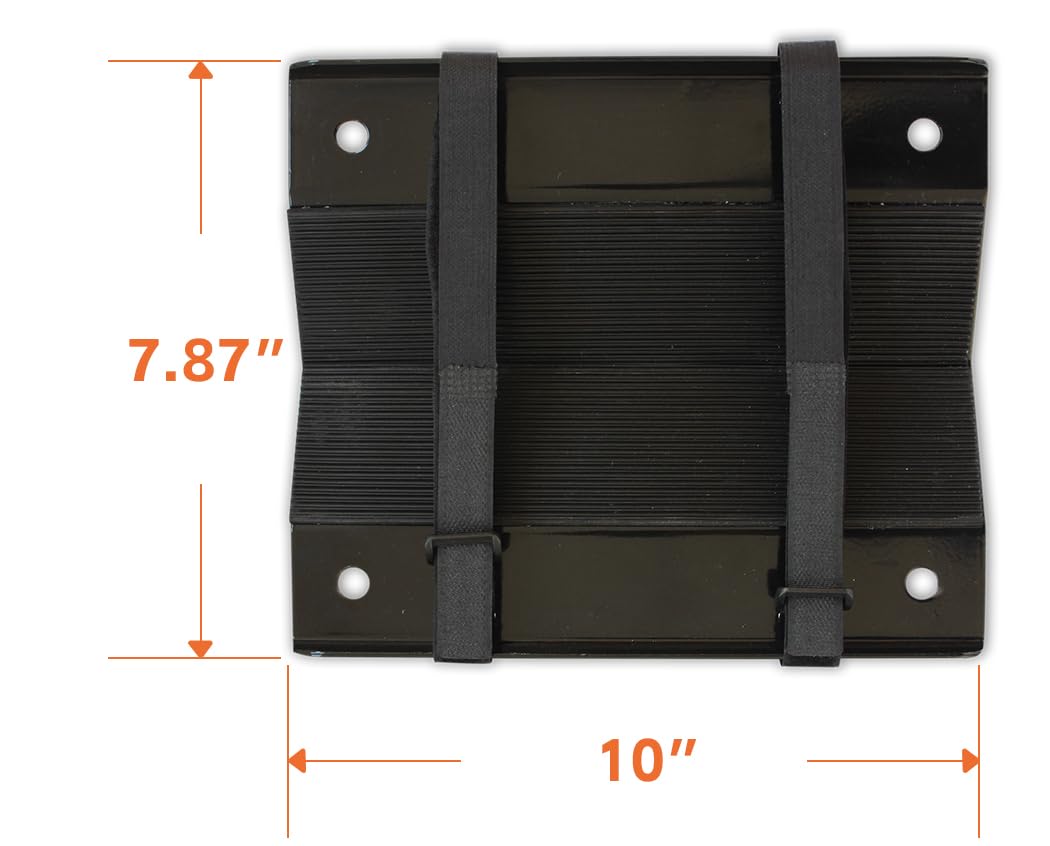 MaxxHaul 50859 Snöskoterdollysats, 1500 lbs Lastkapacitet V-formade Halkfria Gummikuddar med Remmar