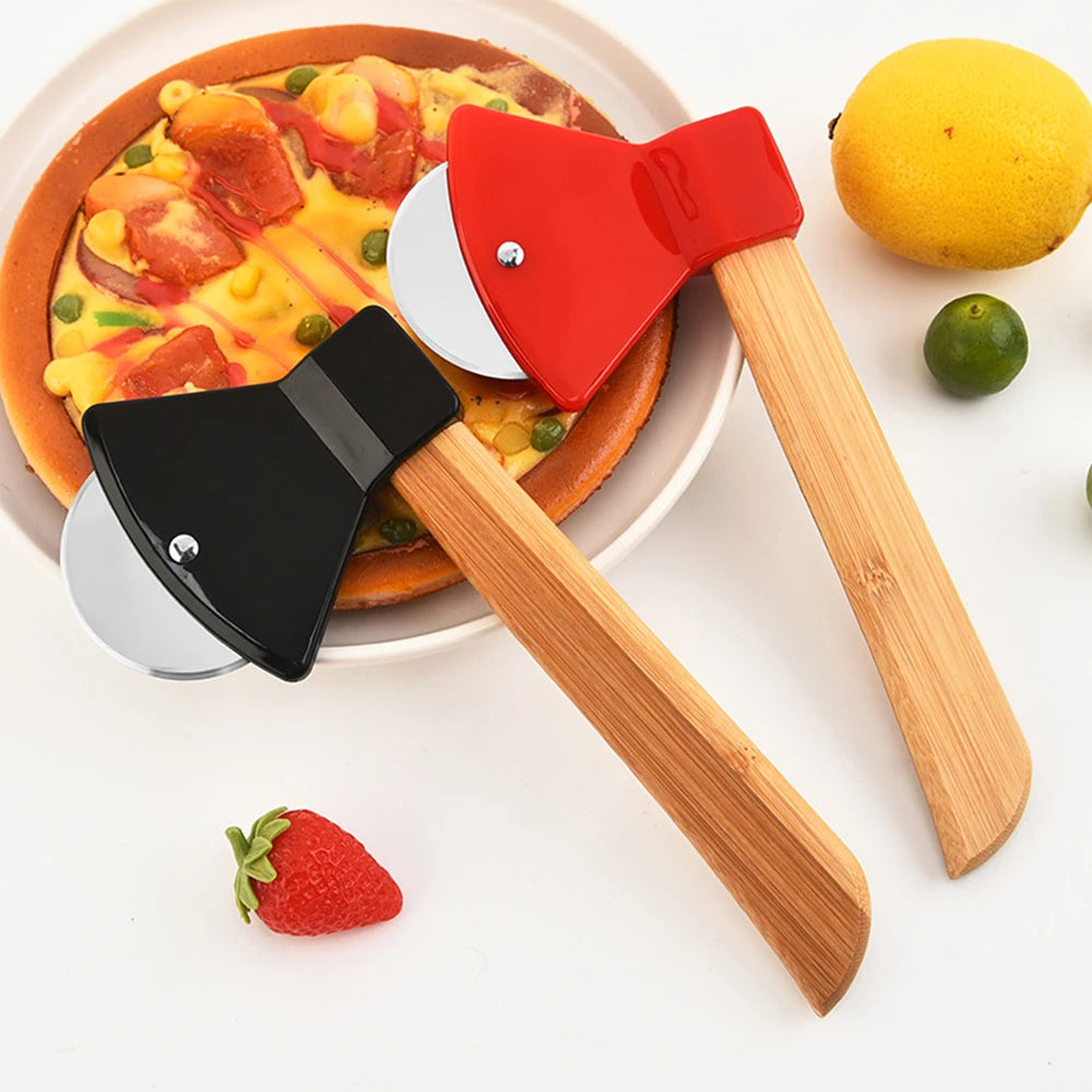 Pizzaskärare Yxa