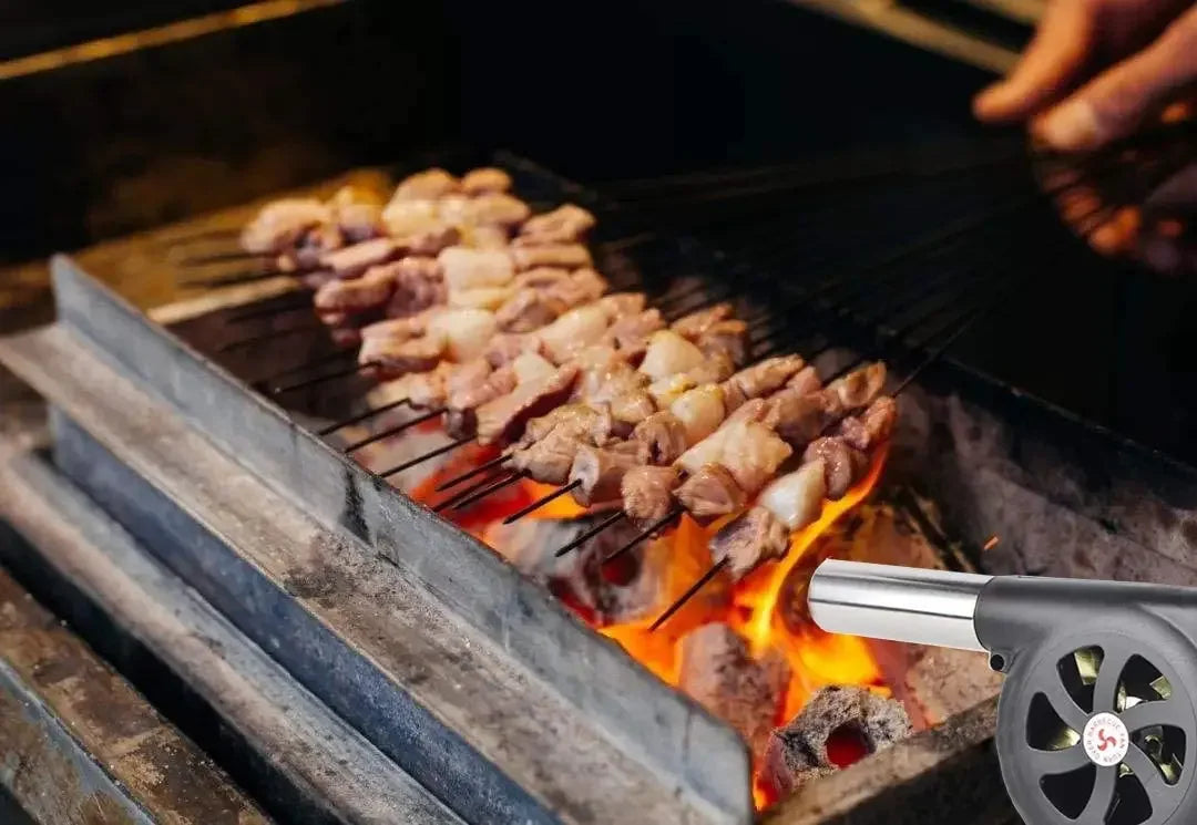 Handdriven grillblåsare