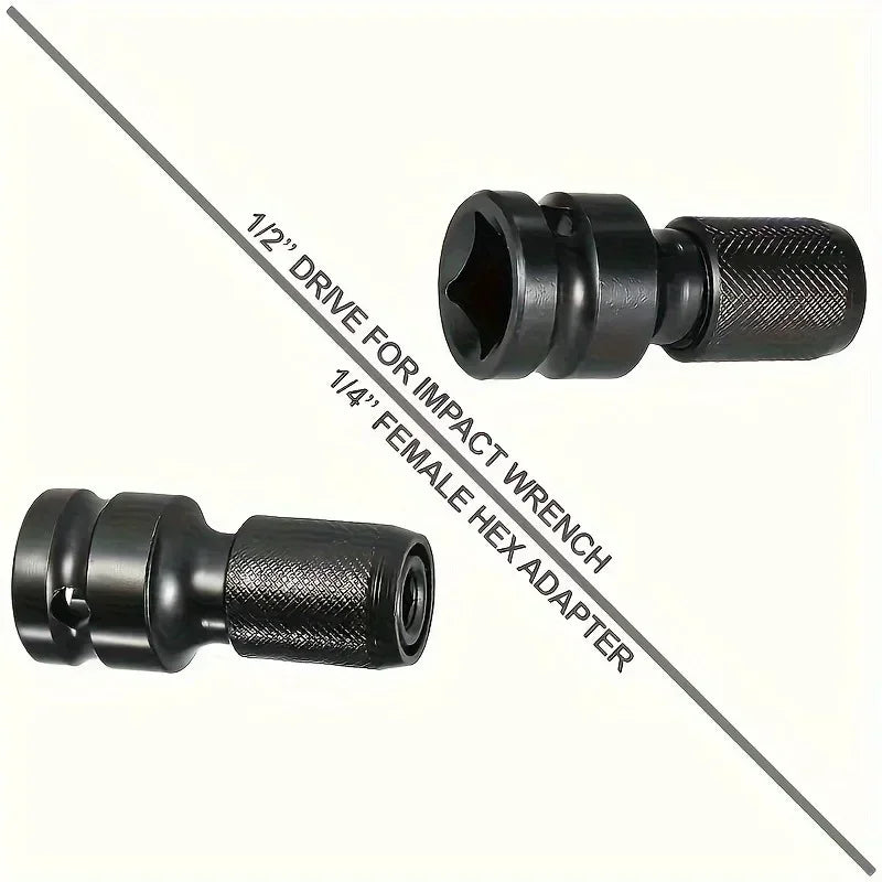 Adapter 1/2 till 1/4 Hex