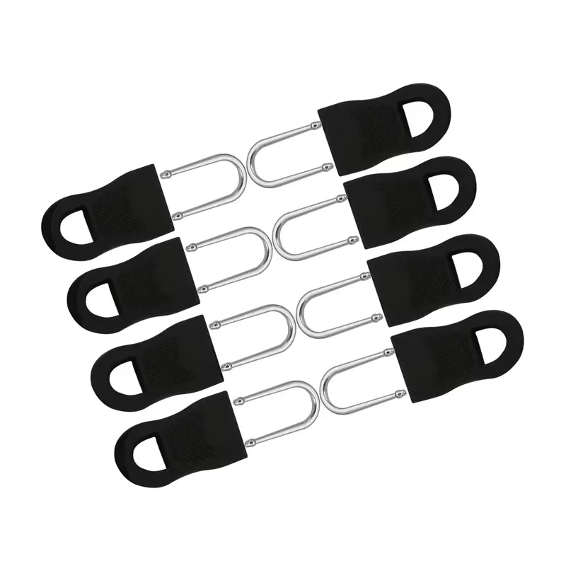 8-pack utbytbara dragkedjehandtag