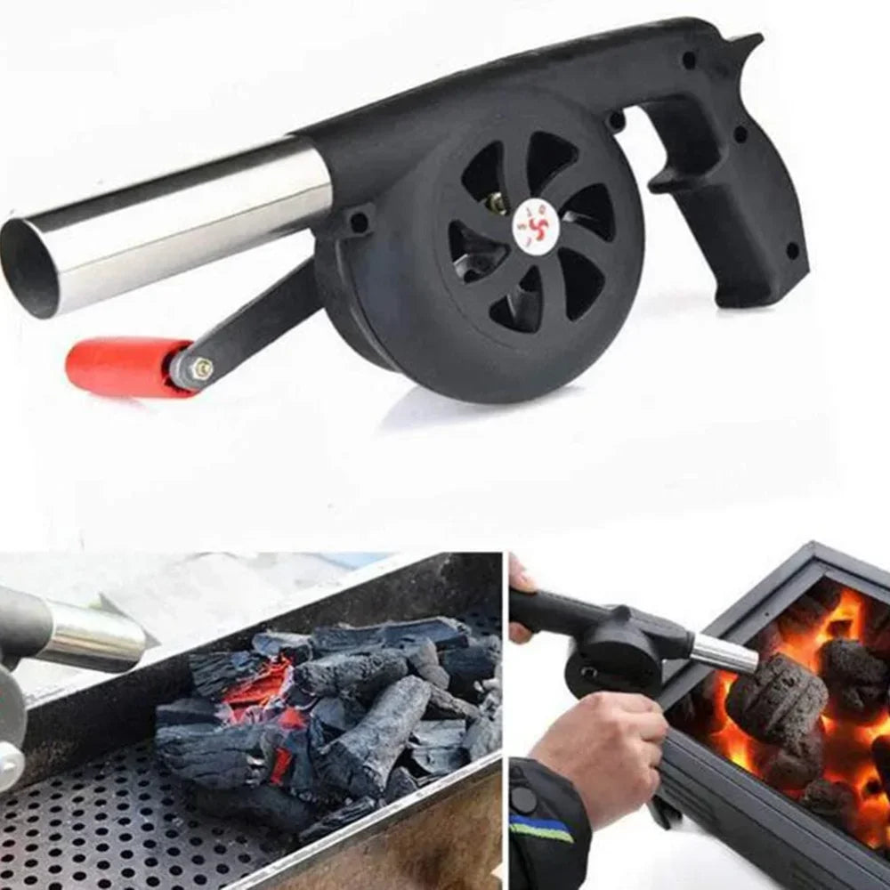 Handdriven grillblåsare