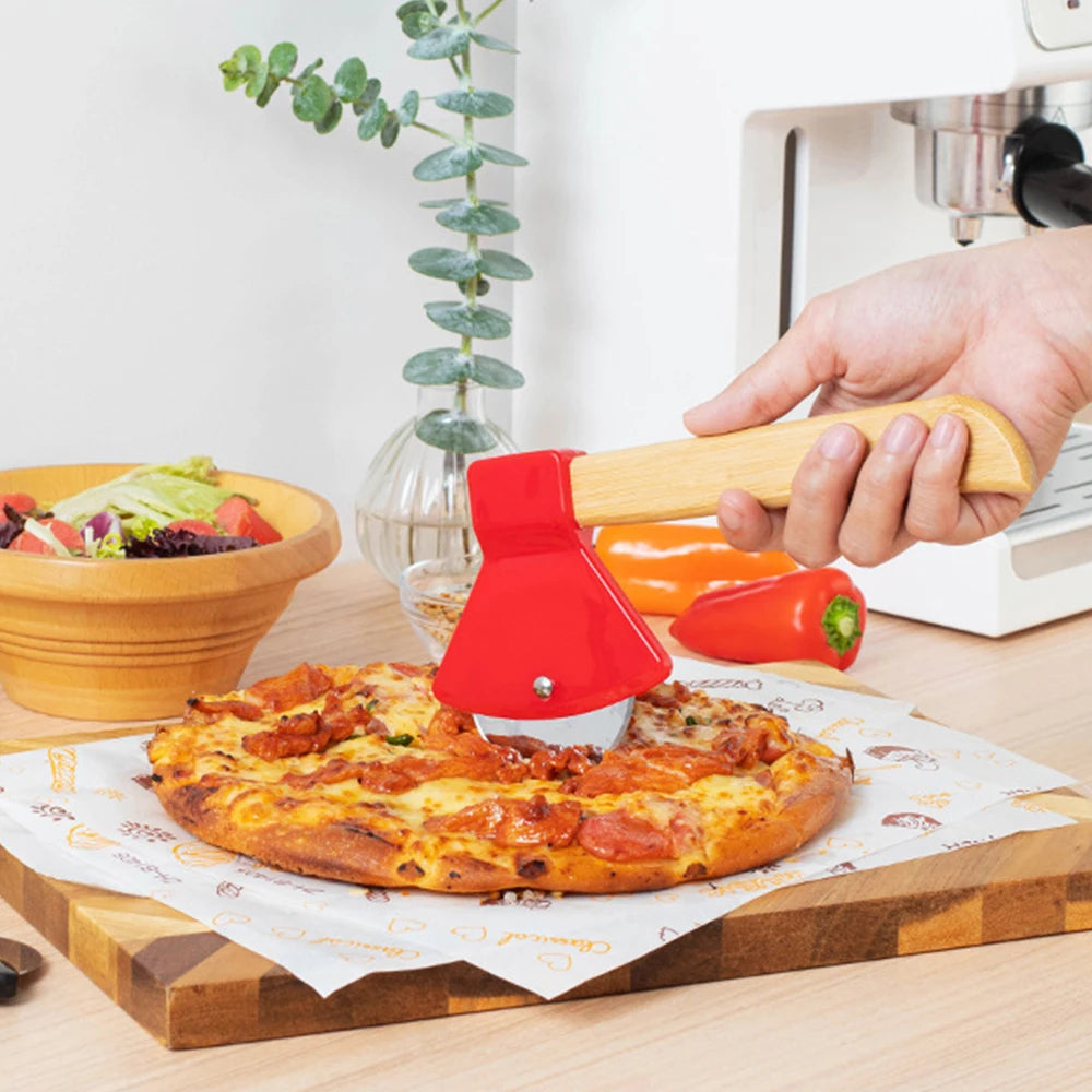 Pizzaskärare Yxa