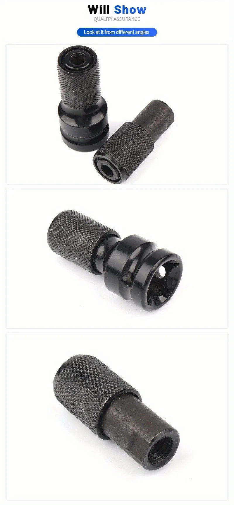 Adapter 1/2 till 1/4 Hex